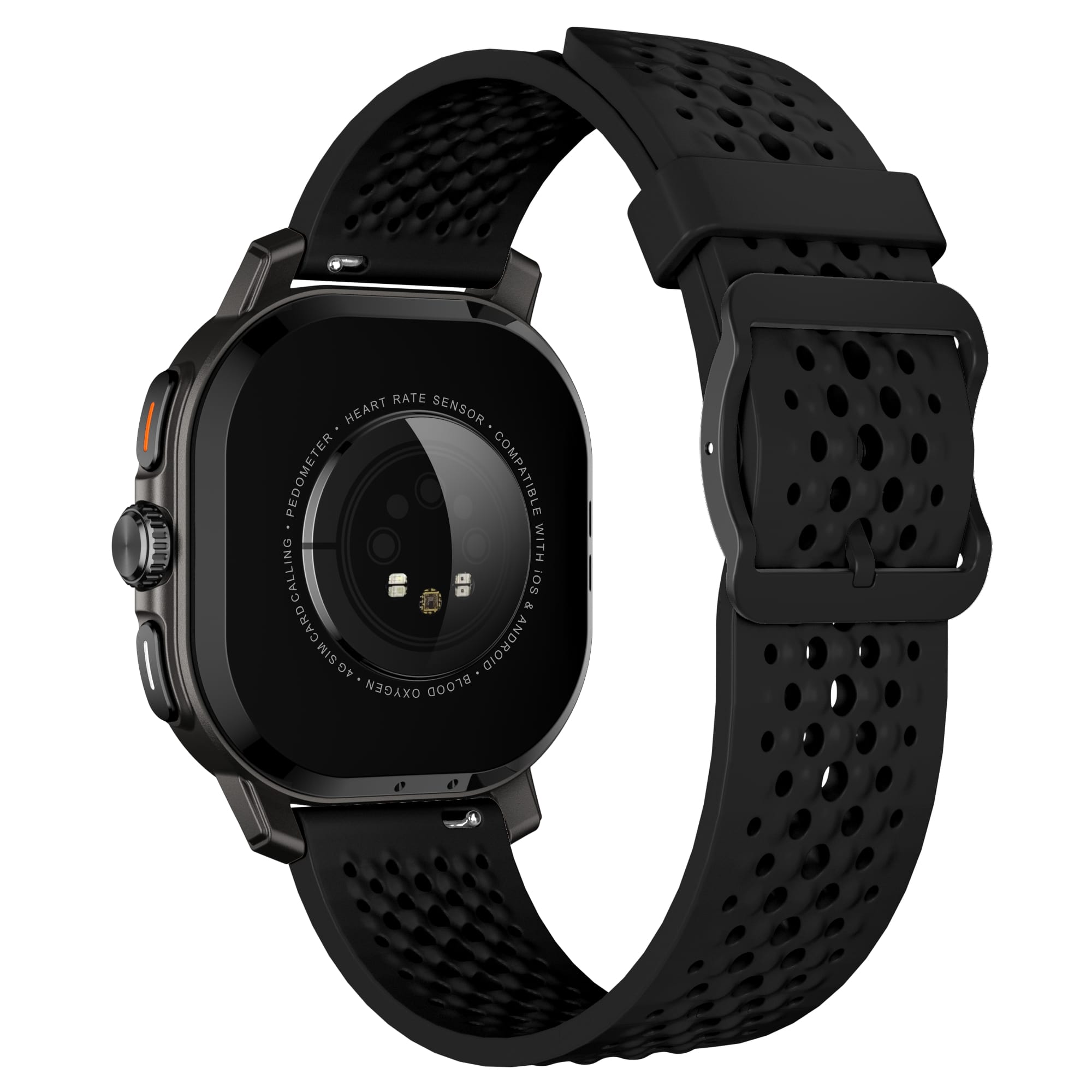 Смарт часовник Aurafit AM32, Amoled, Черен - 73125-photo 1