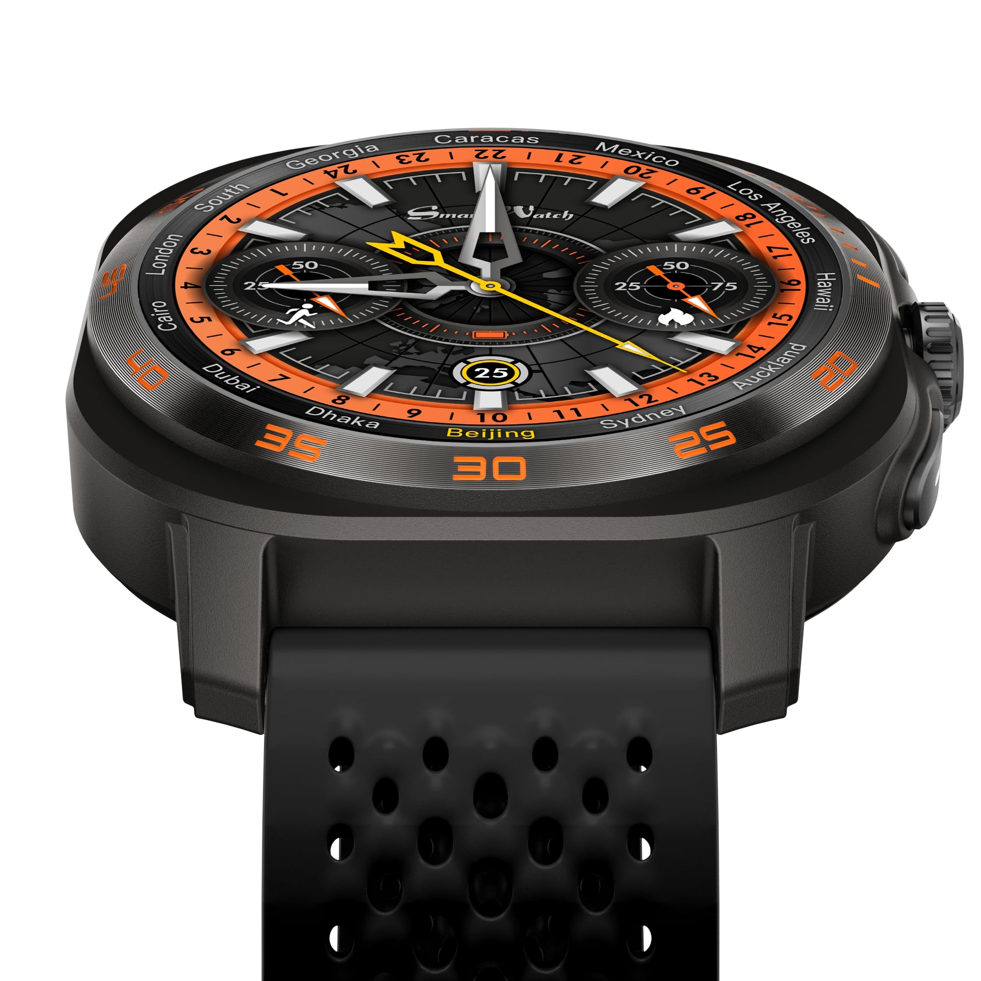 Смарт часовник Aurafit AM32, Amoled, Черен - 73125-photo 3