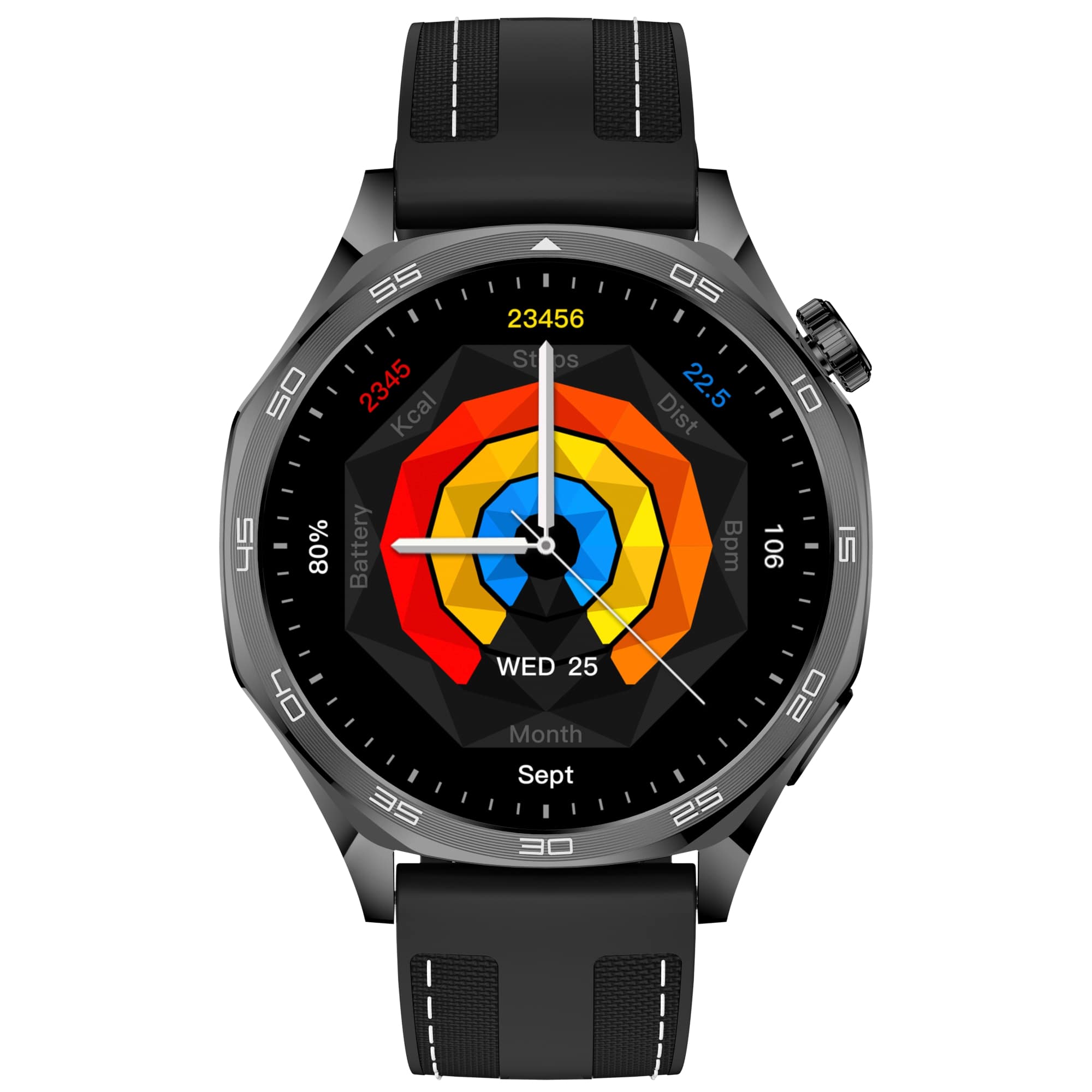 Смарт часовник Aurafit AM29, Amoled, Черен - 73126-photo 1