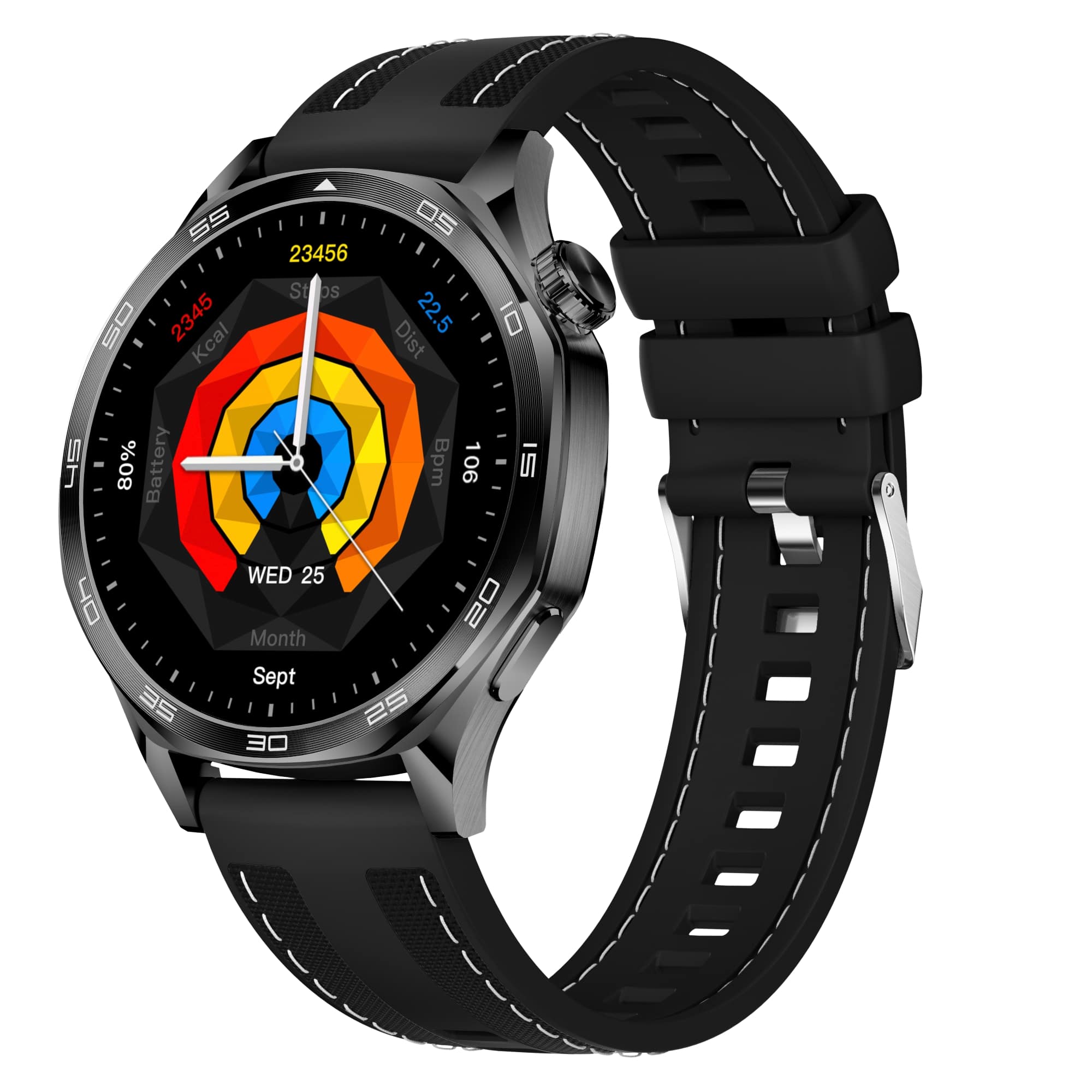 Смарт часовник Aurafit AM29, Amoled, Черен - 73126