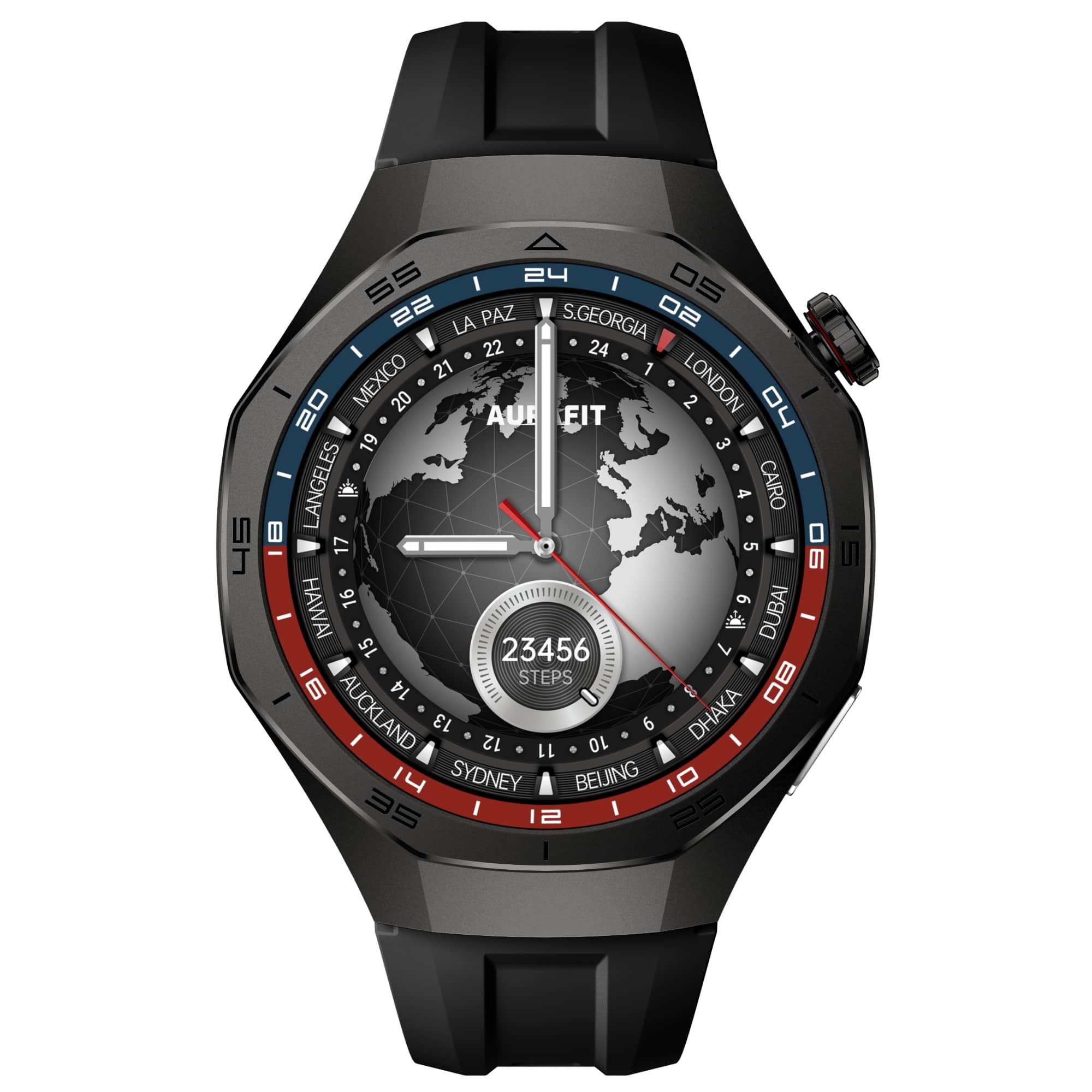 Смарт часовник Aurafit AM34, Amoled, Черен - 73124-photo 3