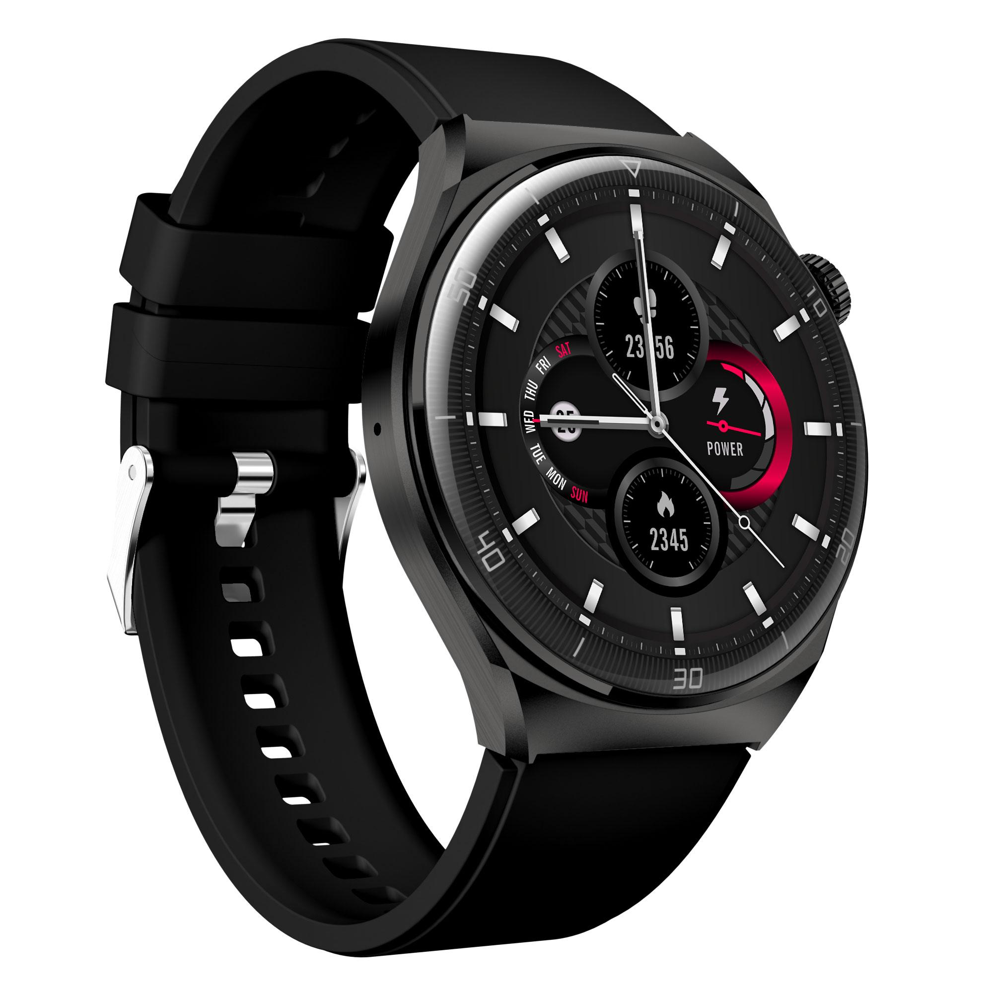 Смарт часовник Aurafit AM05, Amoled, Черен - 73133-photo 6