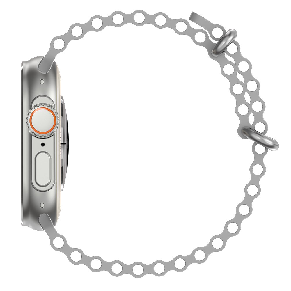 Смарт часовник Aurafit AM08 ultra 2, Amoled, Сребрист - 73134-photo 4