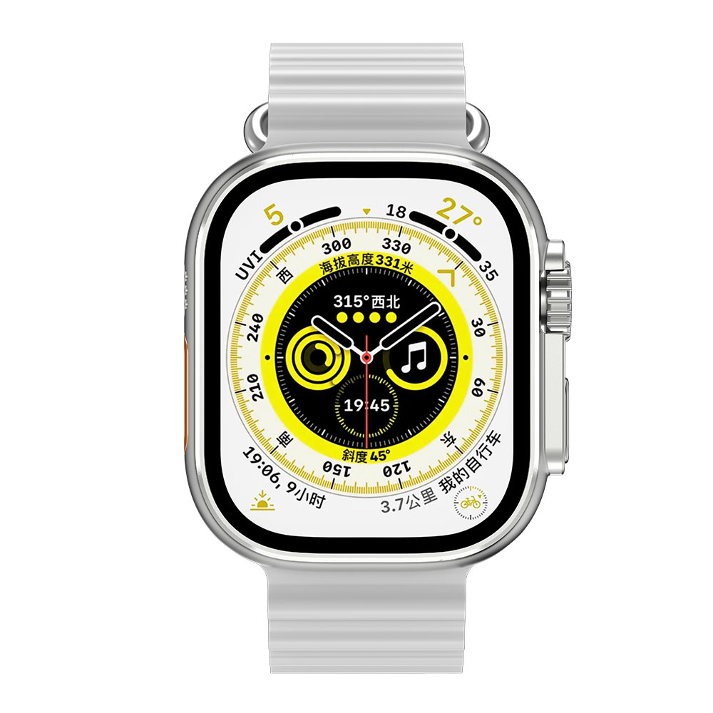 Смарт часовник Aurafit AM08 ultra 2, Amoled, Сребрист - 73134-photo 5