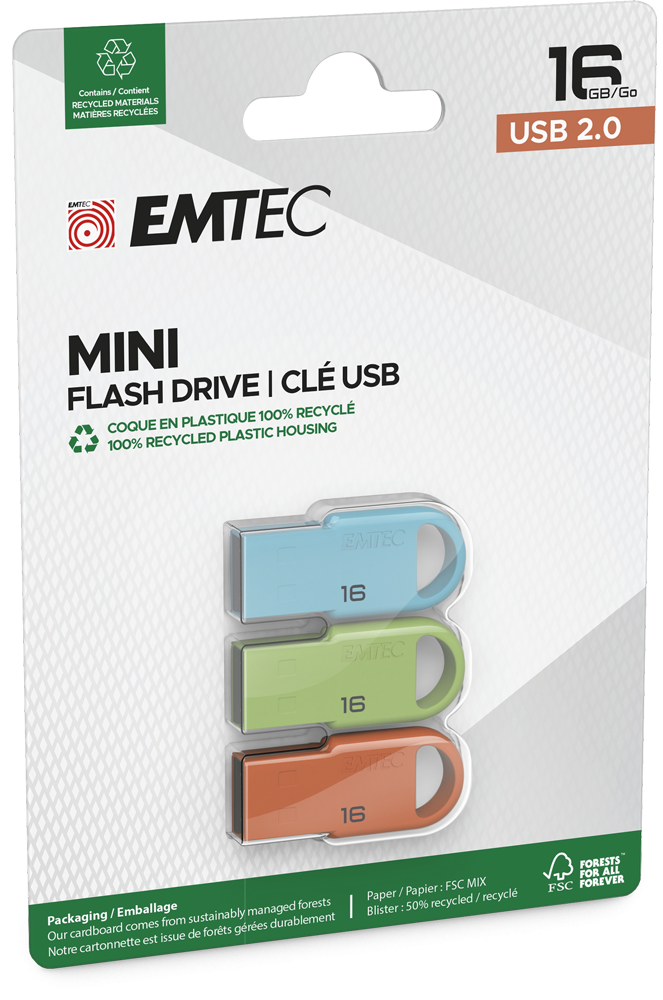 3PCS X 16GB EMTEC D250