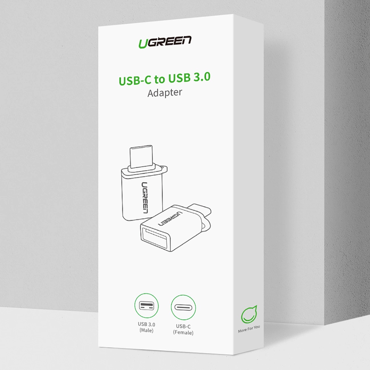 Адаптер UGREEN US270 50283 USB-C (мъжки) към USB 3.0 (женски) OTG Adapter-photo 1