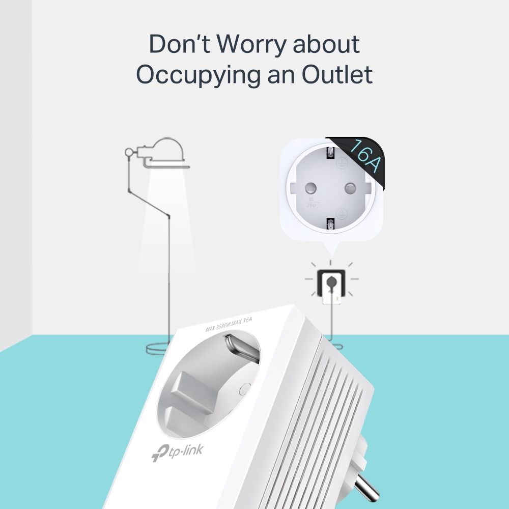 Powerline TP-Link TL-WPA7617 KIT AV1000 Wi-Fi KIT-photo 2