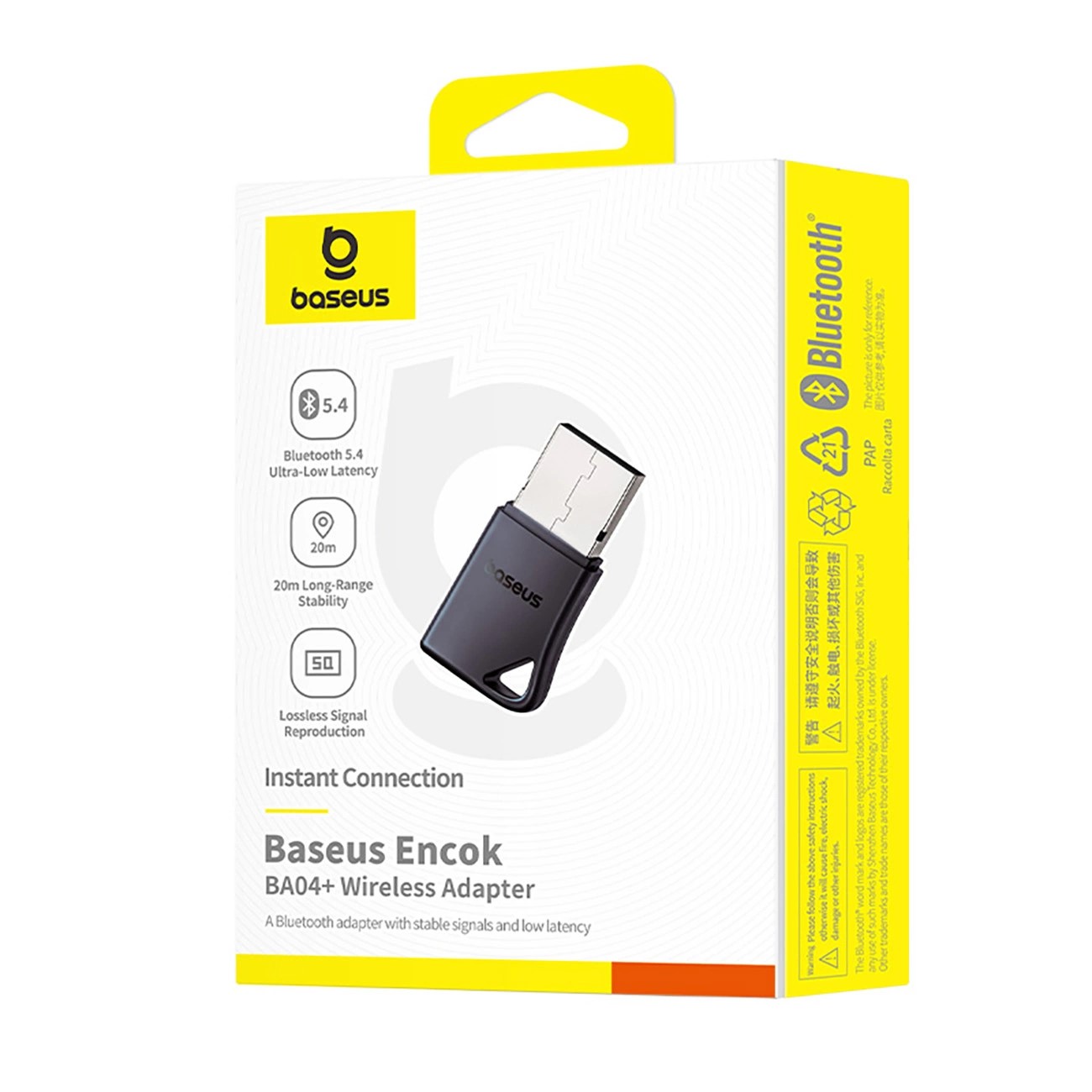 Адаптер Baseus Encok BA04+ Bluetooth 5.4 A10082600121-00 – черен-photo 4