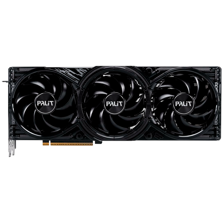 PALIT GeForce RTX 5080 GamingPro 16GB GDDR7, 256 bit, 1x HDMI 2.1b, 3x DP 2.1b, 3 Fan, 1x 16-pin pwr connector, 850W, 331.9 x 127.1 x 60 mm, NE75080019T2-GB2031A-photo 1