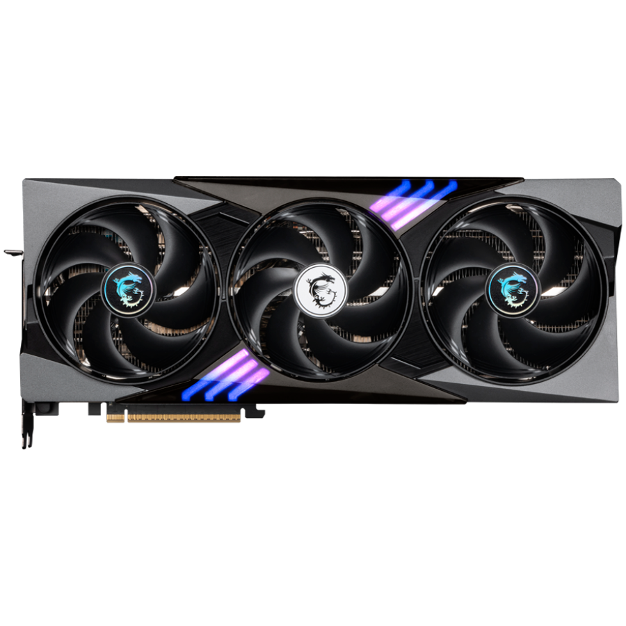 MSI Video Card Nvidia GeForce RTX 5090 32G GAMING TRIO OC, 32GB GDDR7, 512bit, Effective Memory Clock: 28000MHz, Boost: 2482 MHz, 21760 CUDA Cores, PCIe 5.0, 3x DP 2.1b, HDMI 2.1b, RAY TRACING, Triple Fan, 1x16pin, 1000W Recommended PSU, 3Y-photo 1