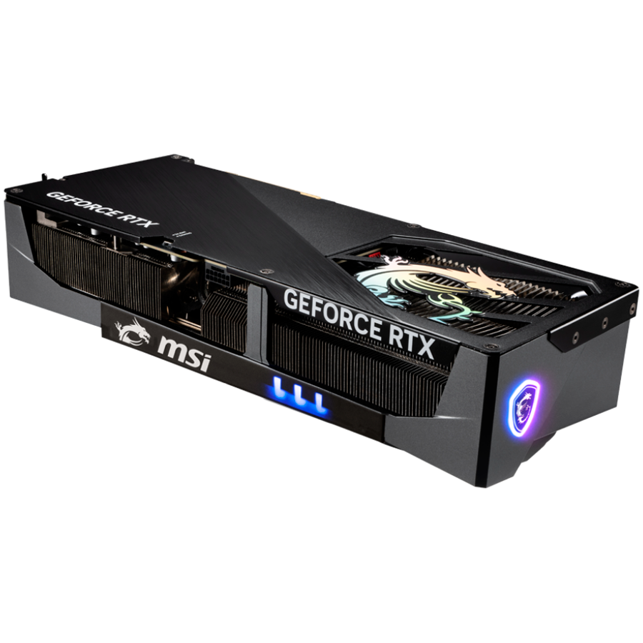 MSI Video Card Nvidia GeForce RTX 5090 32G GAMING TRIO OC, 32GB GDDR7, 512bit, Effective Memory Clock: 28000MHz, Boost: 2482 MHz, 21760 CUDA Cores, PCIe 5.0, 3x DP 2.1b, HDMI 2.1b, RAY TRACING, Triple Fan, 1x16pin, 1000W Recommended PSU, 3Y-photo 2