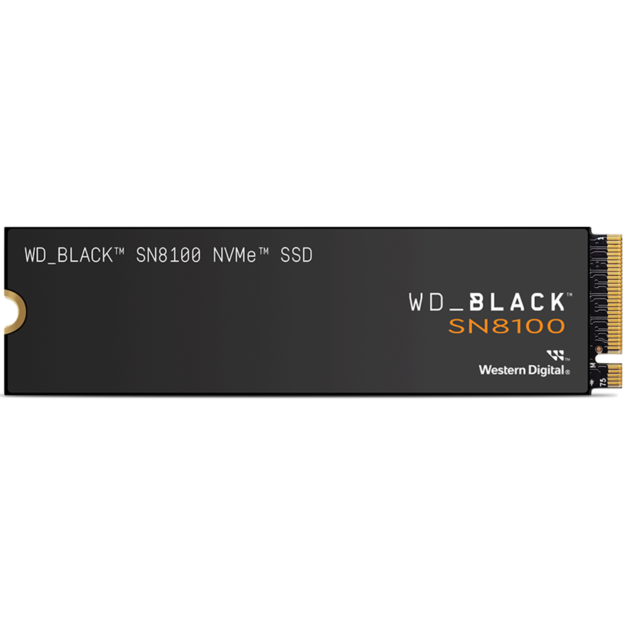 SSD WD Black SN8100 2TB M.2 2280 PCIe Gen5 x4 NVMe, Read/Write: 14900/14000 MBps, IOPS 2300K/2400K, TBW: 1200