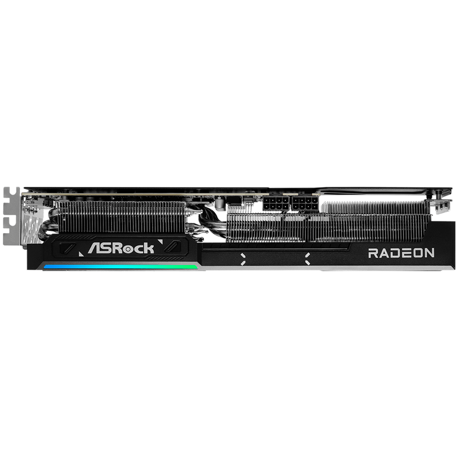 ASROCK Video Card AMD Radeon RX 9070 XT Challenger 16GB GDDR6 256-bit, 1x HDMI, 3x DP, 2x 8-pin PWR connector, PCIe 5.0 x16, recommended PSU 800W, 290 x 23 x 56 mm, 2.8-slot, 90-GA61ZZ-00UANF-photo 3