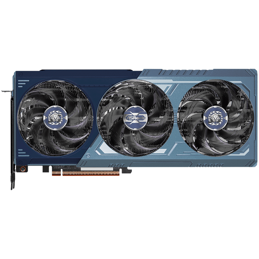 ASROCK Video Card AMD Radeon RX 9070 XT Monster Hunter 16GB GDDR6 256-bit, 1x HDMI 2.1b, 3x DP 2.1a, 2x 8-pin PWR connector, PCIe 5.0 x16, recommended PSU 800W, 298 x 131 x 58 mm, 2.9-slot, 90-GA6FZZ-00UANZ-photo 1