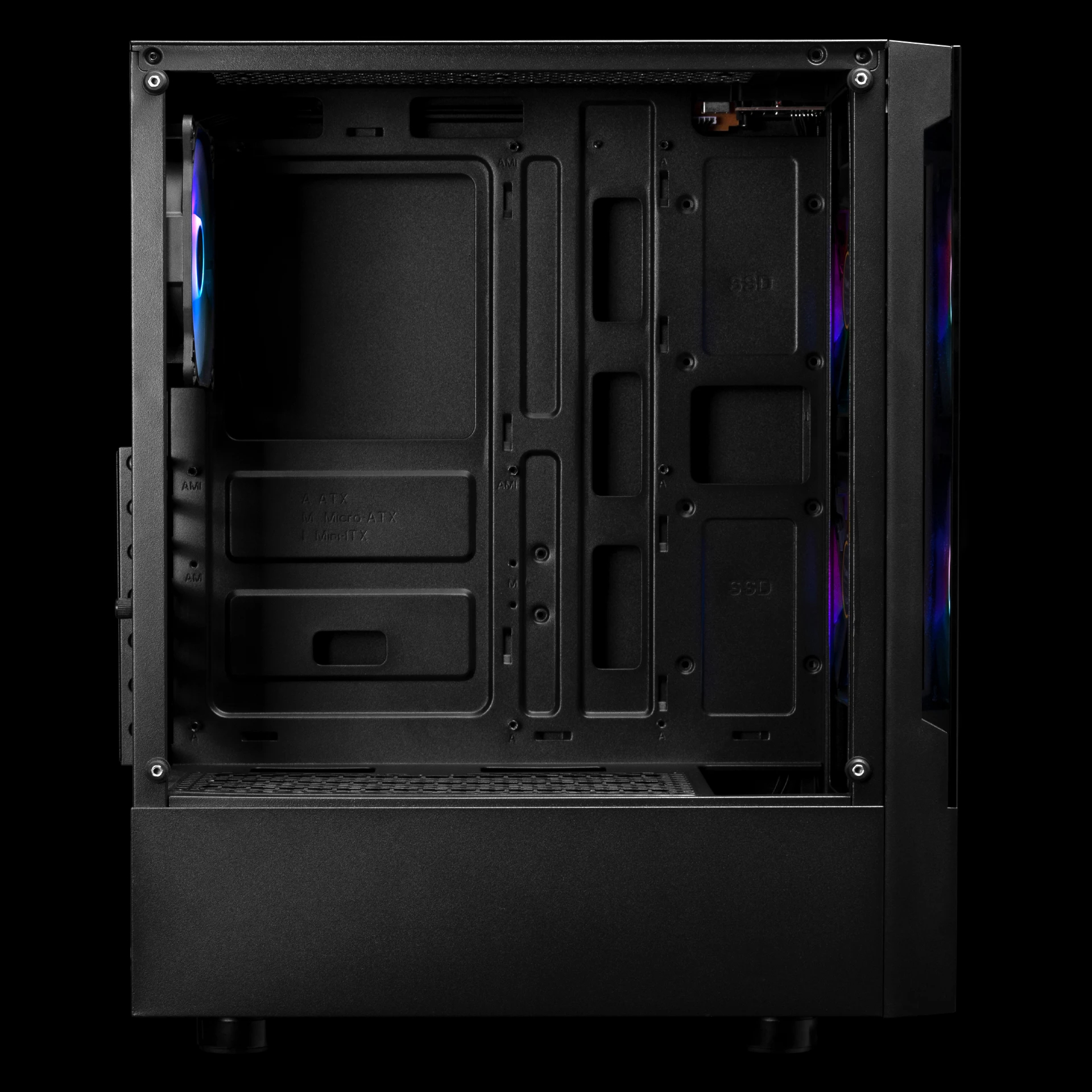 Gamdias Gamdias кутия Case ATX TALOS E3 aRGB, Tempered Glass - GAMDIAS-TALOS-E3-BK-photo 4