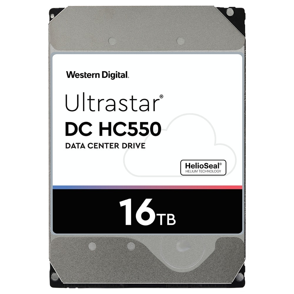 16TB Western Digital Ultrastar DC HC550 (0F38357), SAS 12Gb/s, 7200 rpm, 512MB кеш, 3.5" , WUH721816AL5204