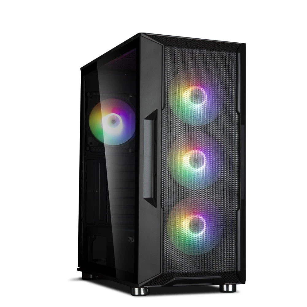 Zalman Zalman кутия Case ATX I3 NEO Black RGB, Mesh - ZM-I3-NEO-BK-photo 3