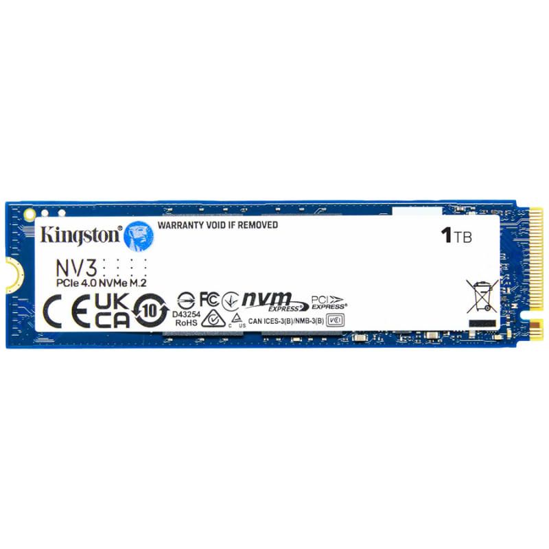 SSD диск Kingston SSD 1TB NV3 M.2 2280 PCIe 4.0 NVMe