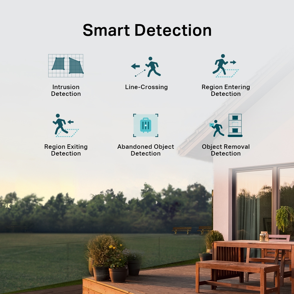 4MP Външна пълноцветна мрежова камера TP-Link VIGI C540V панорамна-photo 3