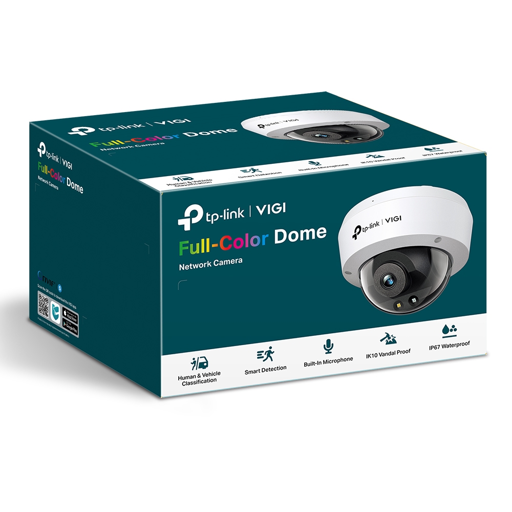 4MP пълноцветна куполна мрежова камера TP-Link VIGI C240(4mm)-photo 2