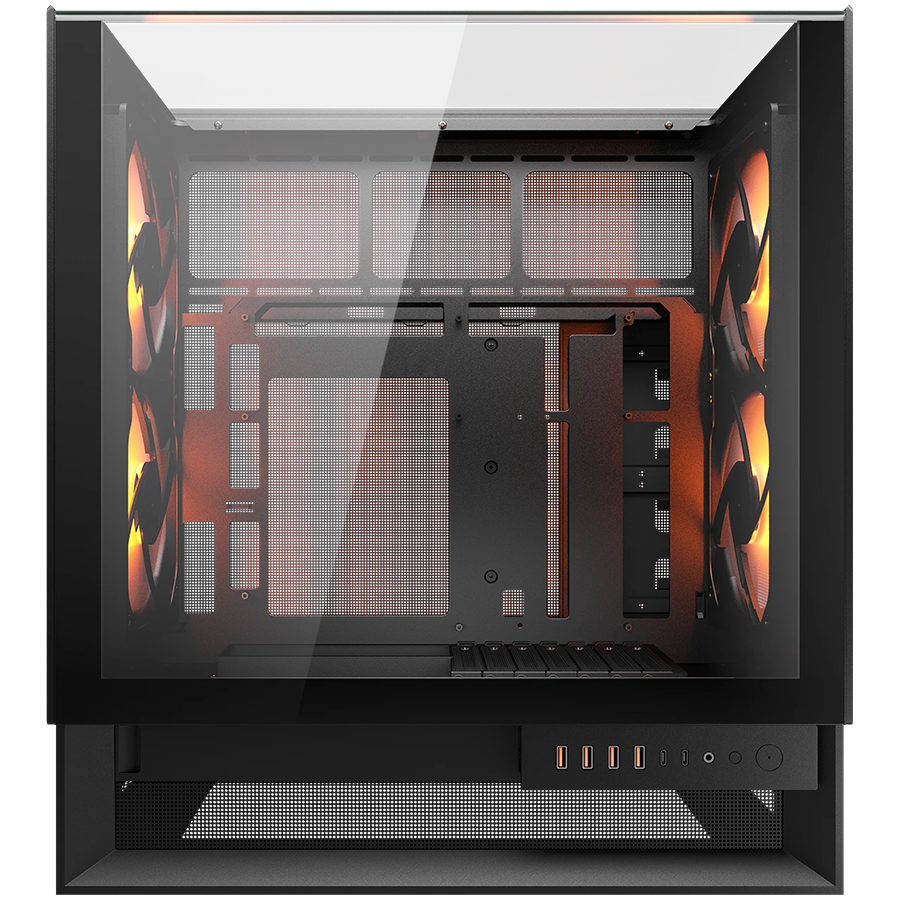 COUGAR OmnyX PC Case, Mid Tower, Black-photo 2