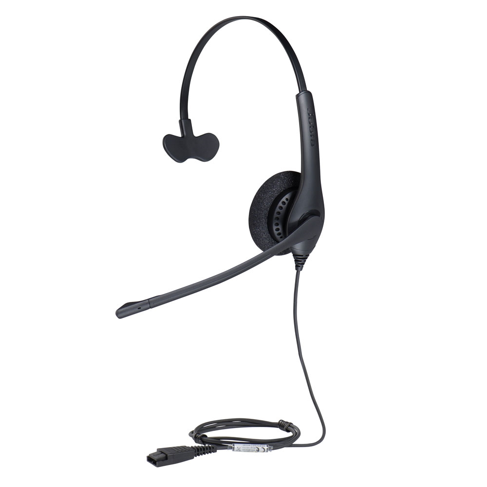 Jabra BIZ 1500 моно слушалка, Wideband, QD, черен - Image 2