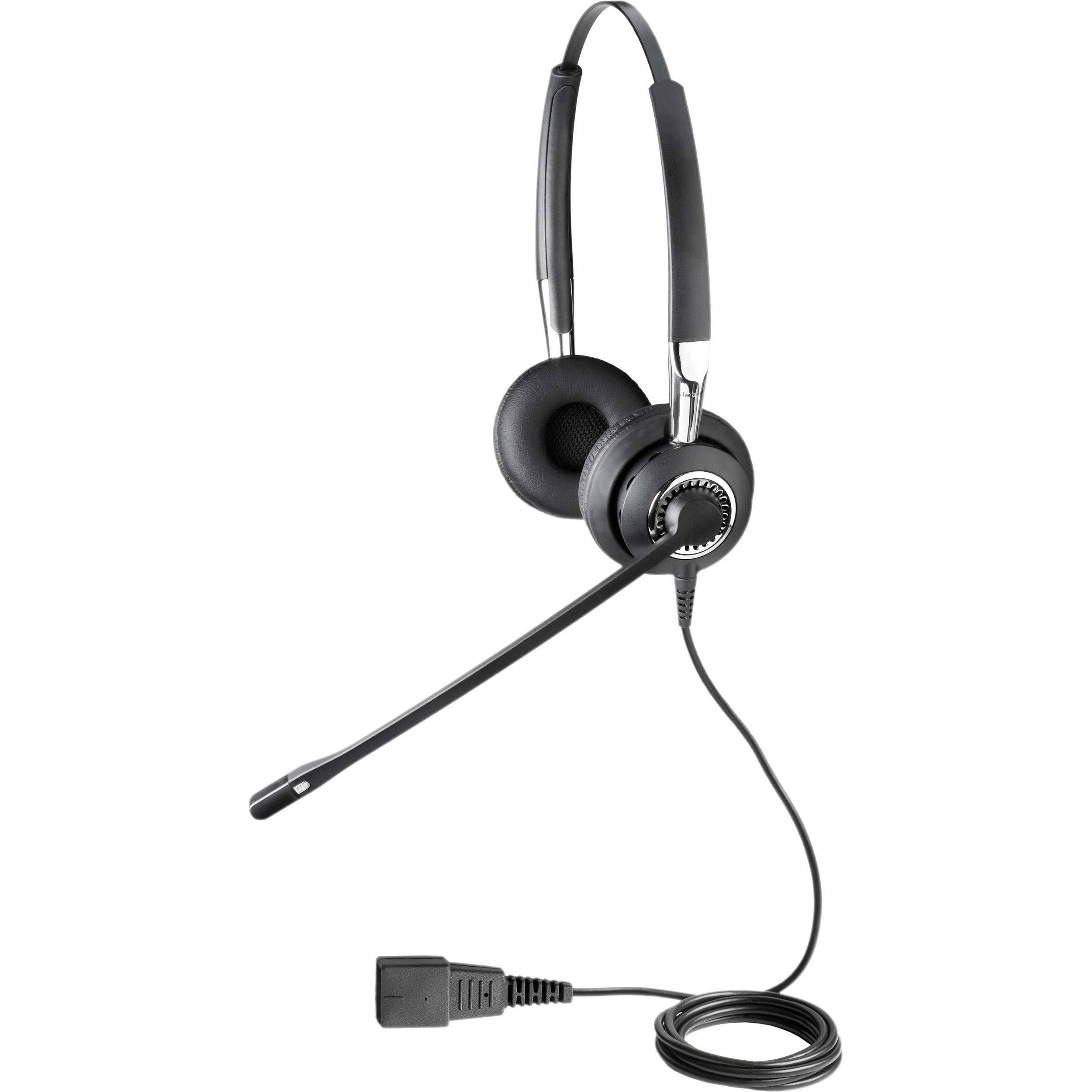 Jabra BIZ 2400 II стерео слушалка с микрофон, NC, QD - Image 2