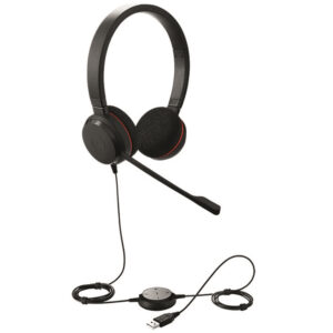 Jabra EVOLVE 20 MS, NC, USB-C/A стерео слушалки