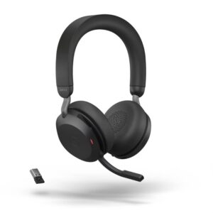 Jabra EVOLVE2 75 слушалки, Bluetooth, UC, АNC, Link380, USB-C, черни