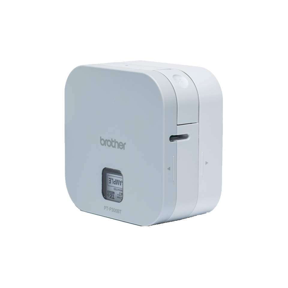 Етикетен принтер Brother P-touch CUBE PT-P300BT, термо-трансферен печат, Bluetooth, 23 шрифта, бял - Image 3