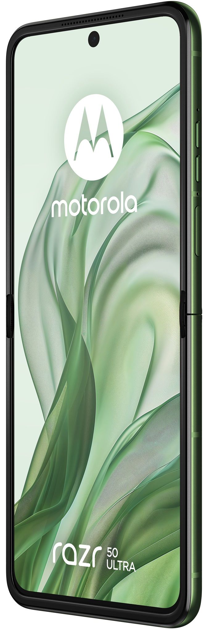 Motorola Razr 50 Ultra (зелен), поддържа 2 SIM карти, 6.9" (17.52cm) Foldable LTPO AMOLED 165Hz дисплей, осемядрен Snapdragon 8s Gen 3 3.0GHz, 12GB LPDDR5X, 512GB Flash памет, 50 + 50 & 32 Mpix камери, Android, 189g, PB1T0005PL - Image 5