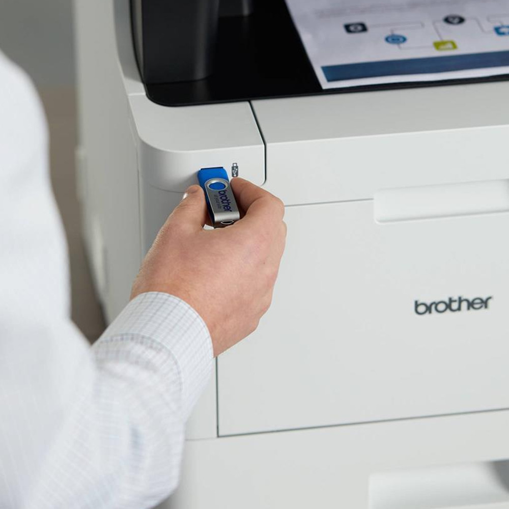 Мултифункционално лазерно устройство Brother MFC-L8690CDW, цветен, принтер/копир/скенер/факс, 2400 x 600 dpi, 31 стр/мин, Lan100, Wi-Fi, USB, A4, MFCL8690CDWYJ1-photo 4