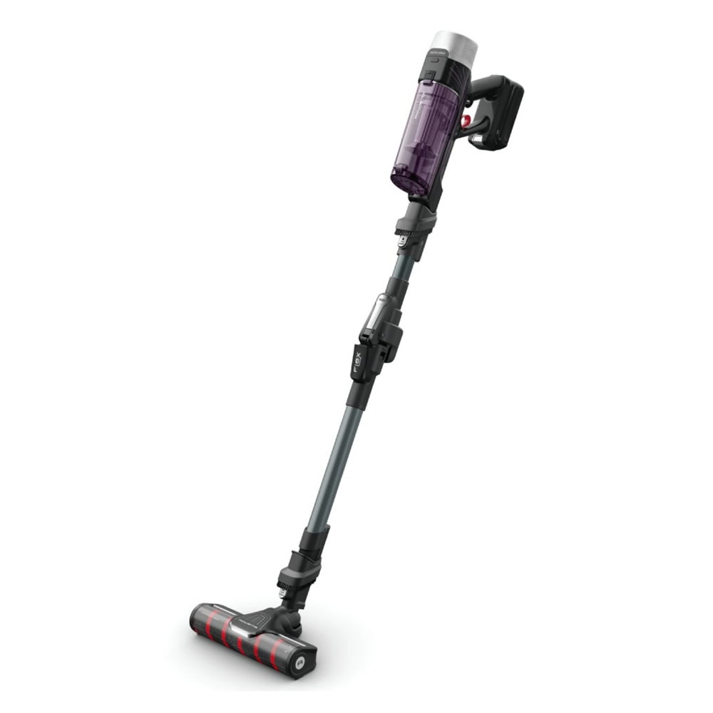 Прахосмукачка Rowenta X-Force Flex 9.60 Allergy, вертикална/ръчна, безжична, 250W, 0.44 л. капацитет на контейнера, до 40 минути време на работа, 2 филтъра, Boost функция, черна, RH2048WO-photo 1
