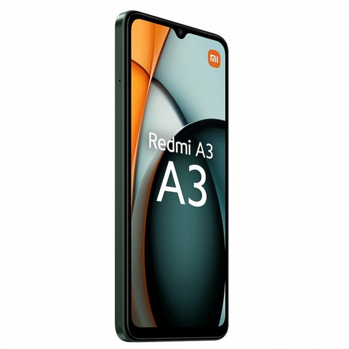 Смартфон Xiaomi Redmi A3 (зелен), поддържа 2 SIM карти, 6.71" (17.04cm) IPS LCD, осемядрен Mediatek Helio G36 2.2GHz, 3GB RAM, 64GB Flash памет (+microSD слот), 8 + 5 Мpix камери, Android, 193g, MZB0GLCEU-photo 2