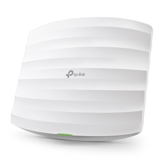 TP-Link EAP225 Tочка за достъп TP-LINK EAP225, 1.35Gbps, 2.4GHz/5GHz, 1xGbit PoE порт, таванен монтаж