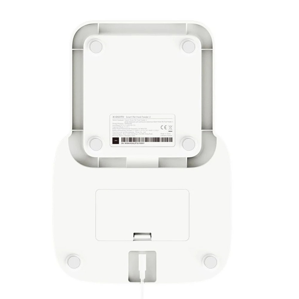 Смарт хранилка Xiaomi Smart Pet Food Feeder 2, 5л. обем, LED екран, бяла - BHR9030EU-photo 3