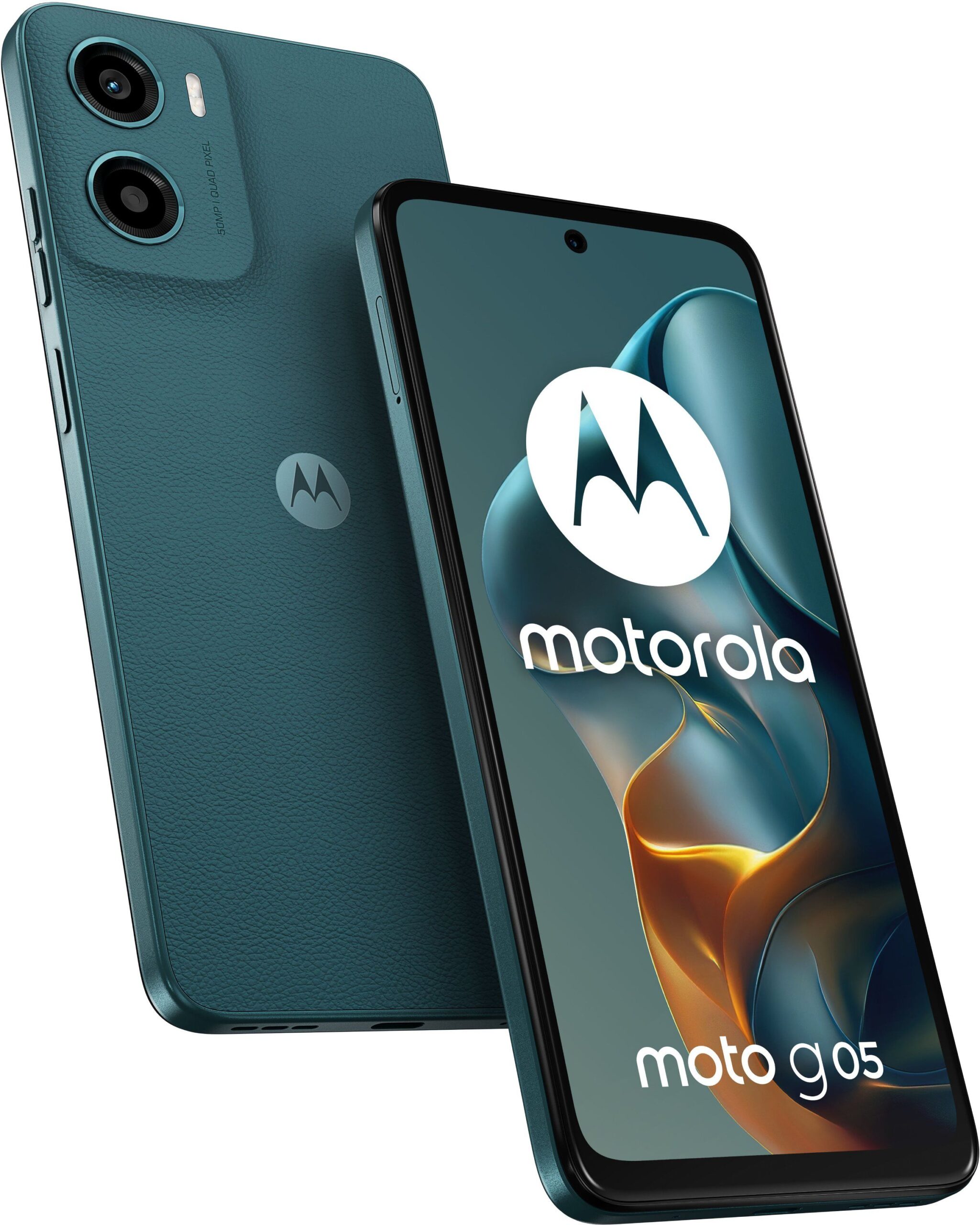 Motorola Moto G05 (зелен), поддържа 2 SIM карти, 6.67" (16.94cm) HD+ 90Hz дисплей, осемядрен MediaTek Helio G81 Extreme 2 GHz, 8GB RAM, 128GB Flash памет (+microSD слот), 50 & 8 Mpix камери, Android, PB6L0014PL-photo 4