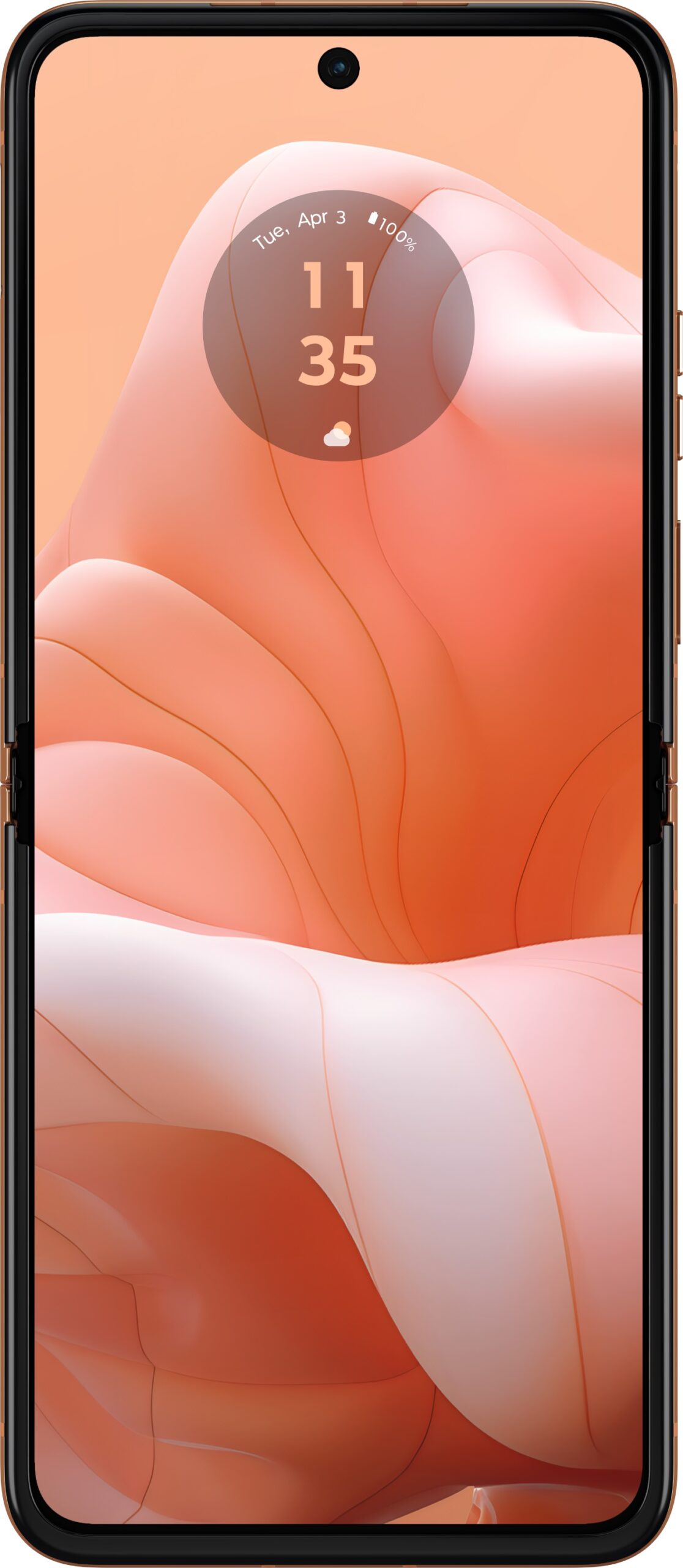 Смартфон Motorola Razr 40 Ultra, 8GB, 256GB, Peach Fuzz - PAX40069PL-photo 1