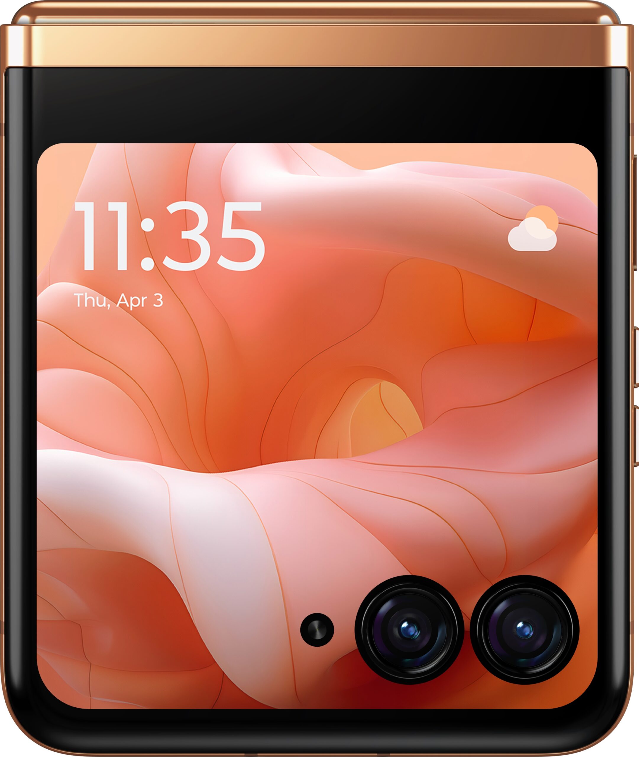 Смартфон Motorola Razr 40 Ultra, 8GB, 256GB, Peach Fuzz - PAX40069PL-photo 3