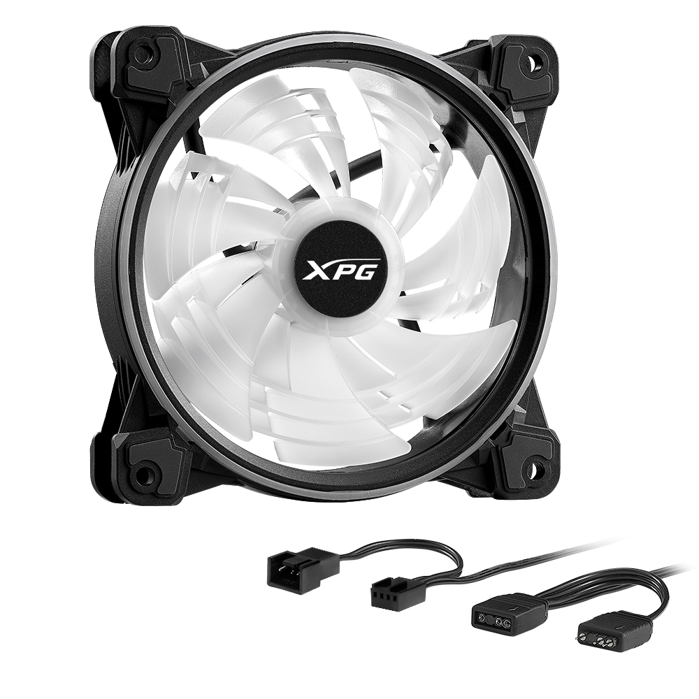 XPG HURRICANE 120 ARGB PWM BK-photo 1