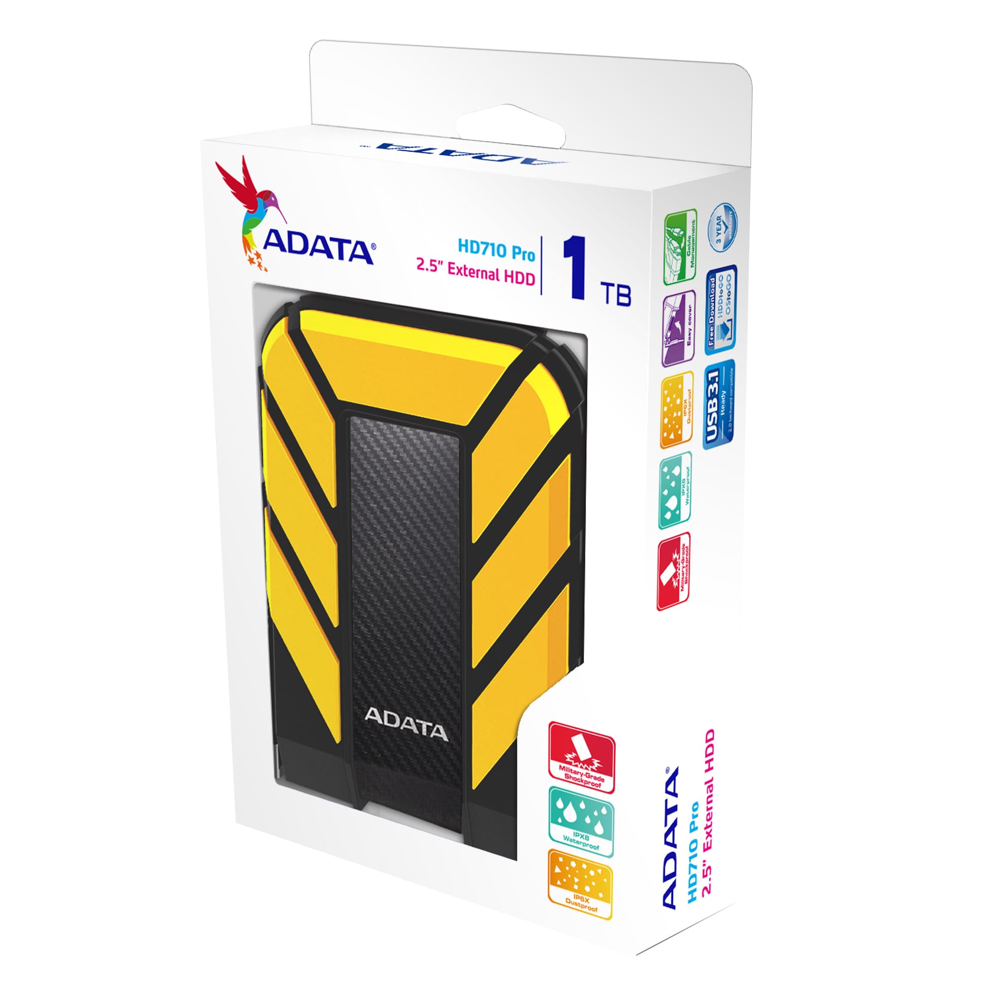 EXT 1T ADATA HD710P USB3.1 YEL-photo 2