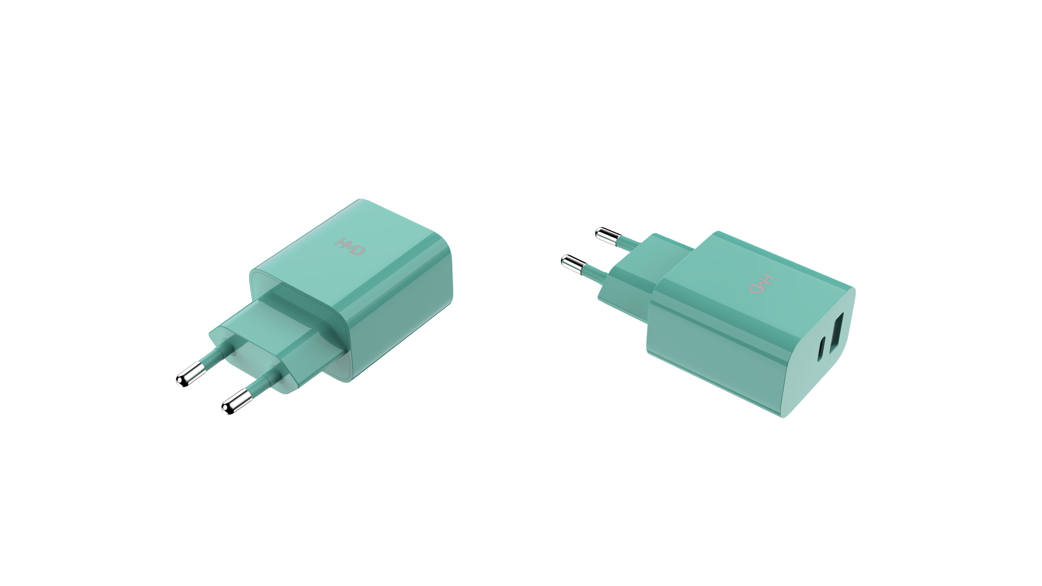 HMD DUAL PORT CHARG 30W GREEN