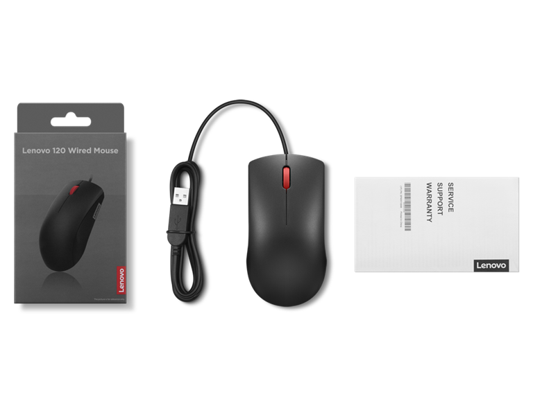 LENOVO 120 WIRED BLACK-photo 4