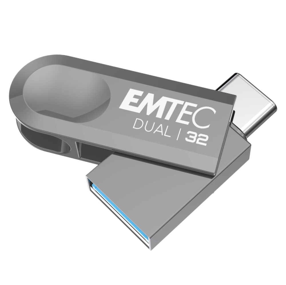 32G EMTEC D280 TYPE-C + TYPE-A-photo 1