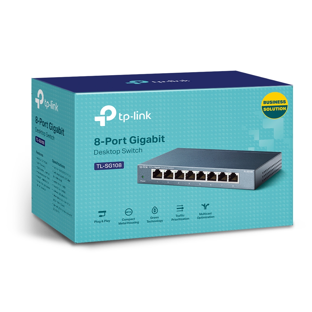 Комутатор TP-Link TL-SG108 8-портов-photo 1
