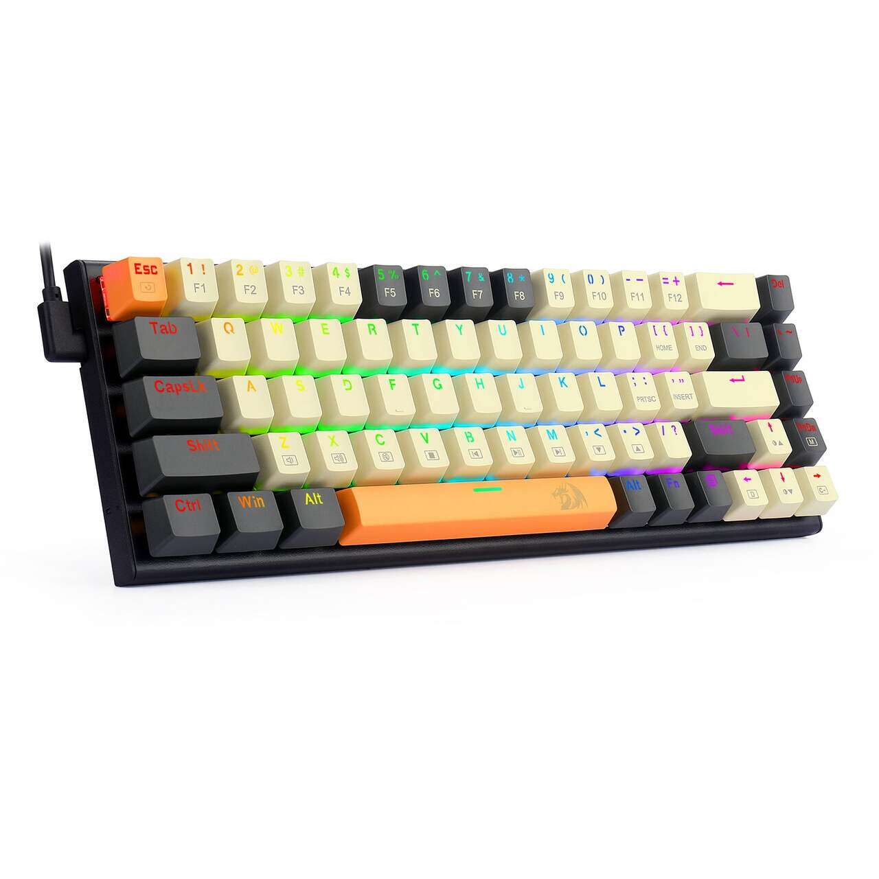 Клавиатура Redragon Ryze K633CGO-RGB_RD RGB с червени суичове-photo 1