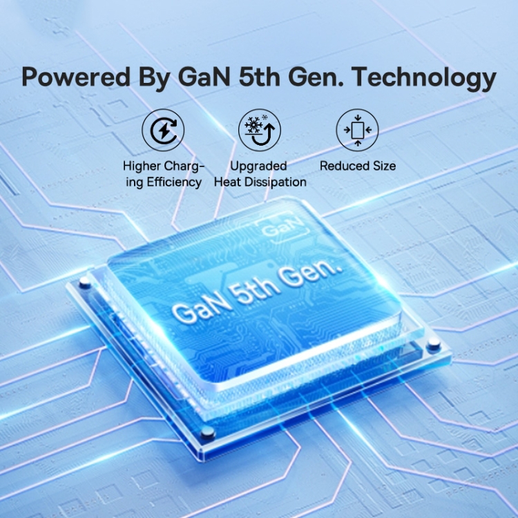 Зарядно устройство 220V Baseus 40W, 2xUSB-C, GaN 5 CCGP180102 - бяло-photo 4