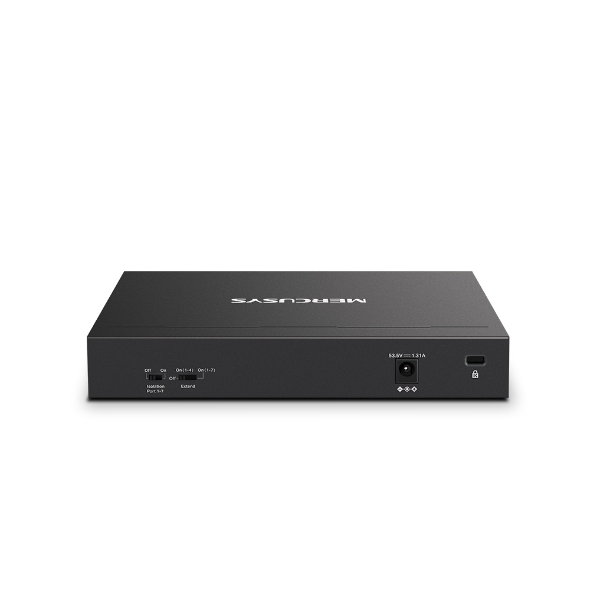 8-портов гигабитов комутатор Mercusys MS108GP със 7 PoE+ порта-photo 2