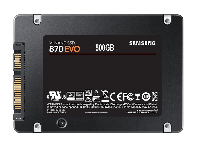 SSD диск Samsung 870 EVO 500GB 2.5" SATA MZ-77E500B/EU-photo 2