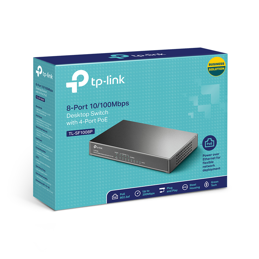 Комутатор TP-Link TL-SF1008P-photo 3